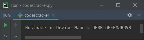 python program get hostname