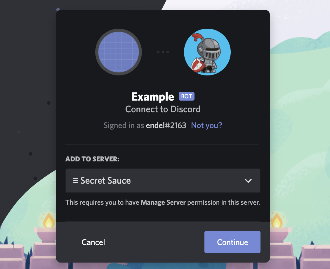 Add Bot To Your Server