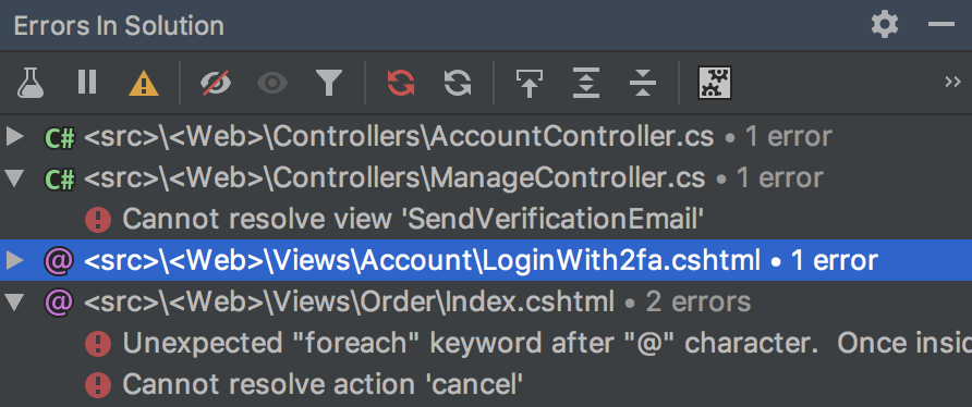 Code analysis