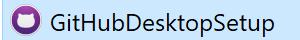 The GitHubDesktopSetup file
