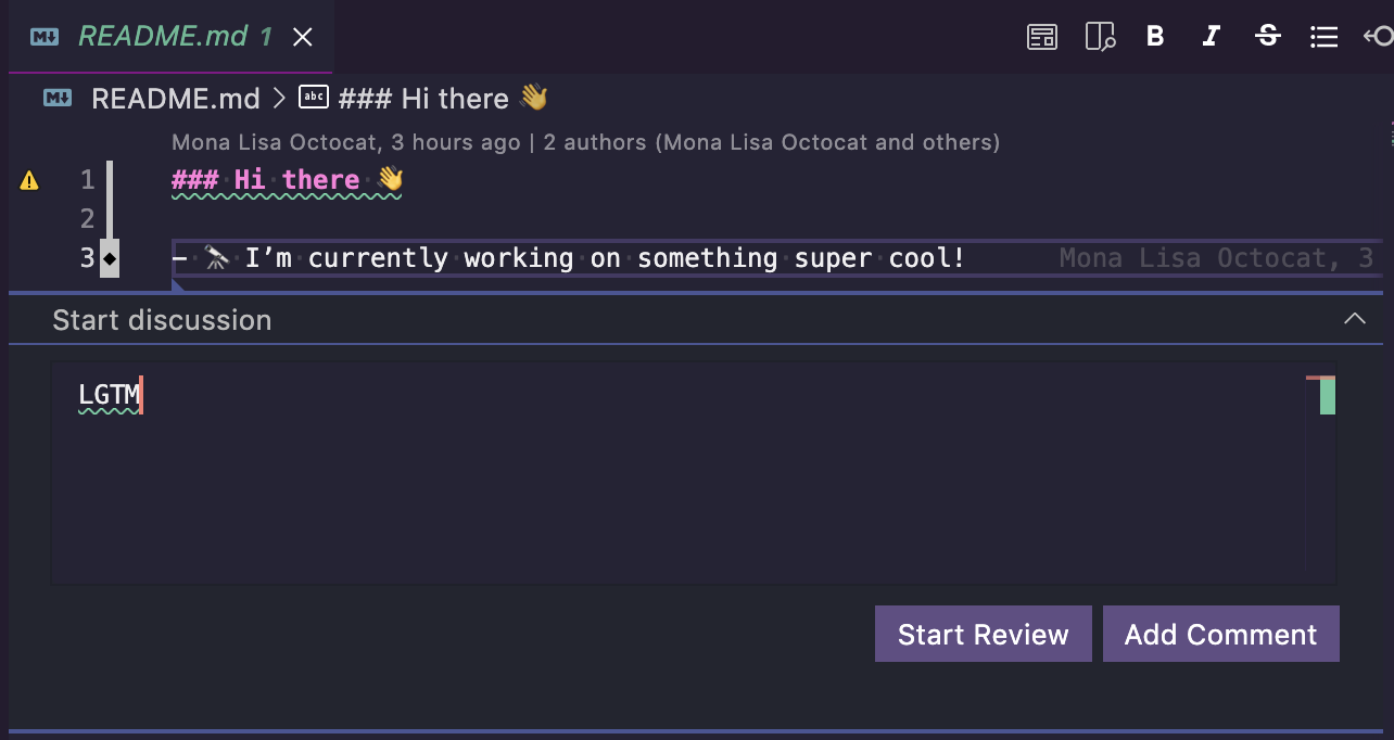 Option to open PR in a codespace
