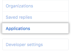 Registerkarte „Applications" (Applikationen)