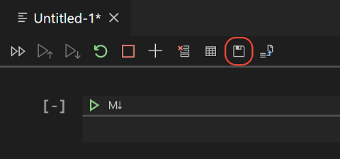Saving a Jupyter Notebook
