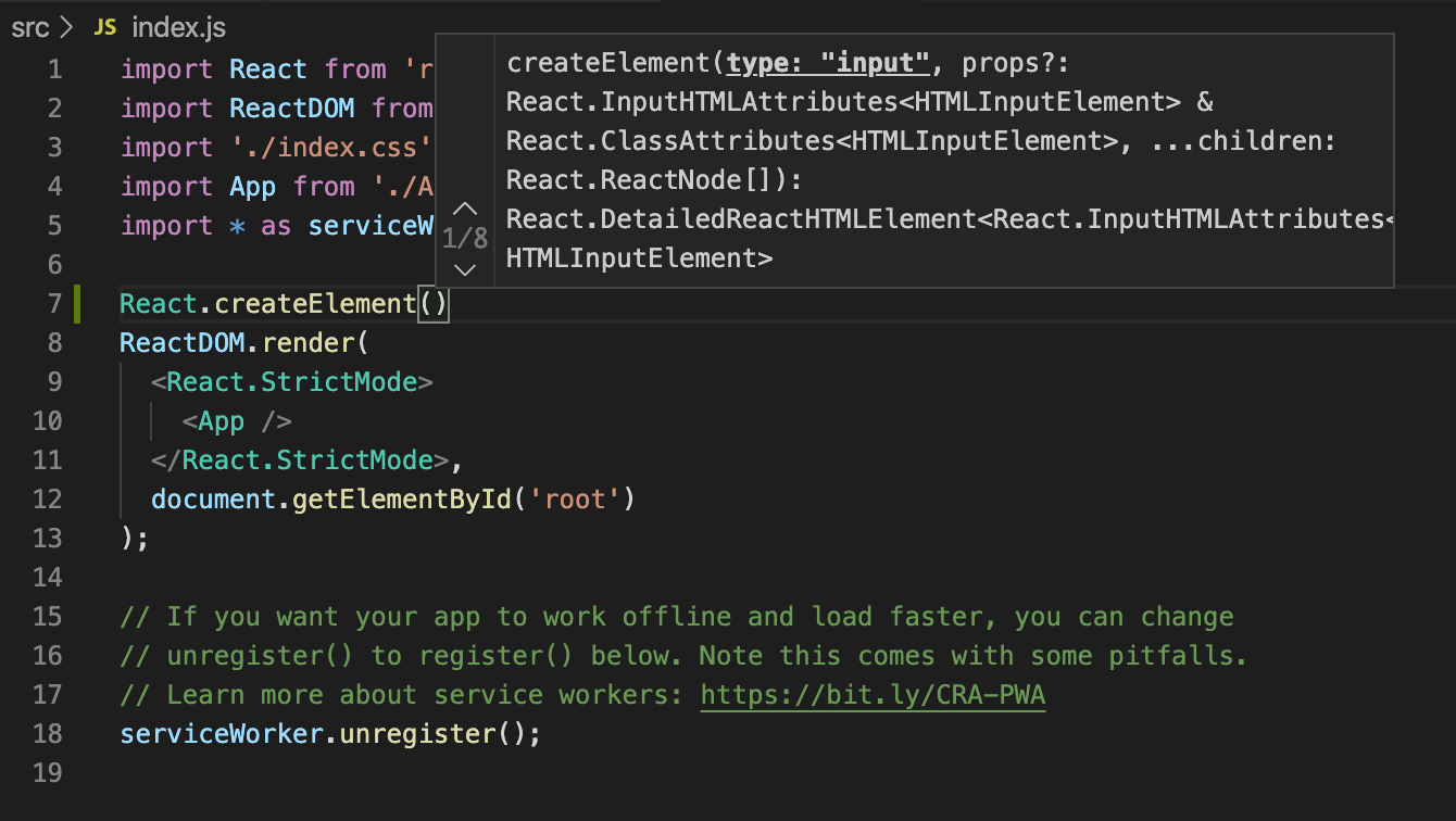 React parameter help