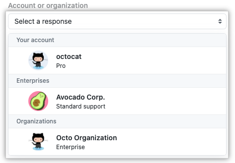 Account field
