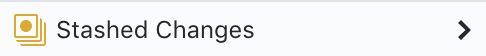 Stashed changes option