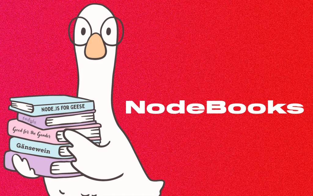 NodeBooks, a notebook-style Node.js coding environment running in the browser