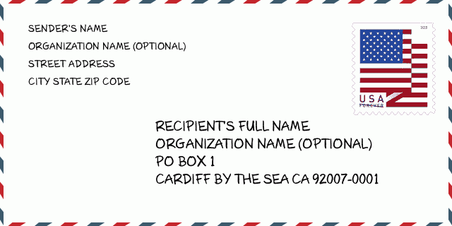 ZIP Code: 92007