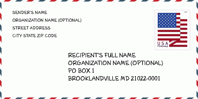 ZIP Code: 21022