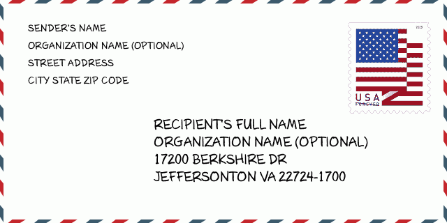 ZIP Code: 22724