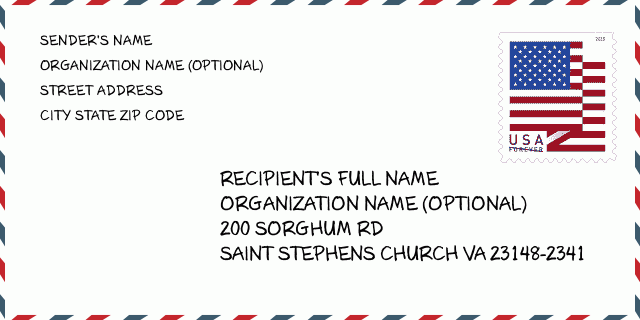 ZIP Code: 23148-2341